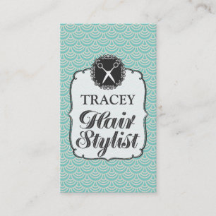 Tarjetas modernas de la cita del estilista de las