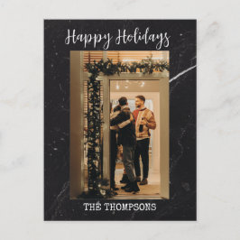 tarjetas modernas de Navidades elegantes de color