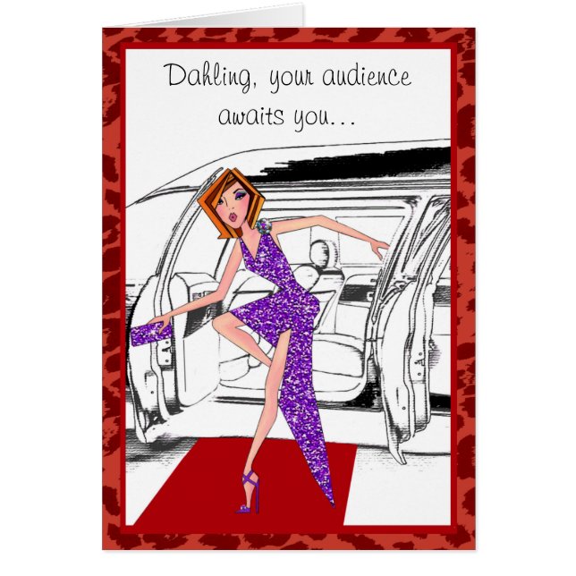 Tarjetas "Mom" de Superstar Red Carpet (Frente)