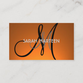 Tarjetas monográficas simples de personalizado de