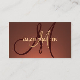 Tarjetas monográficas simples de personalizado de 