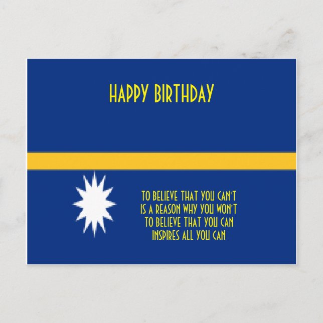 TARJETAS NAURA DE CUMPLEAÑOS (Anverso)