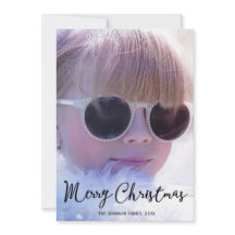 Tarjetas Navidades personalizadas con foto Persona