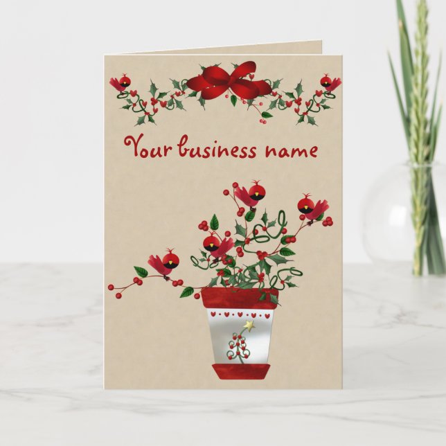 Tarjetas Navidades personalizados (Anverso)