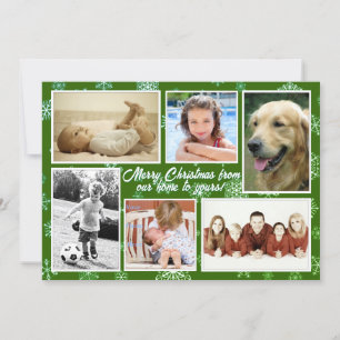 Tarjetas Navidades simples de Collage de fotos par