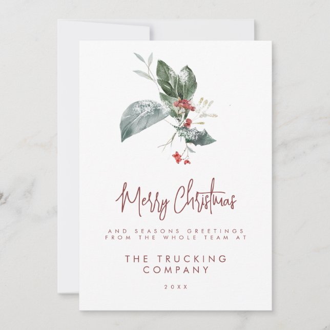 Tarjetas Navideñas Corporativas (Anverso)