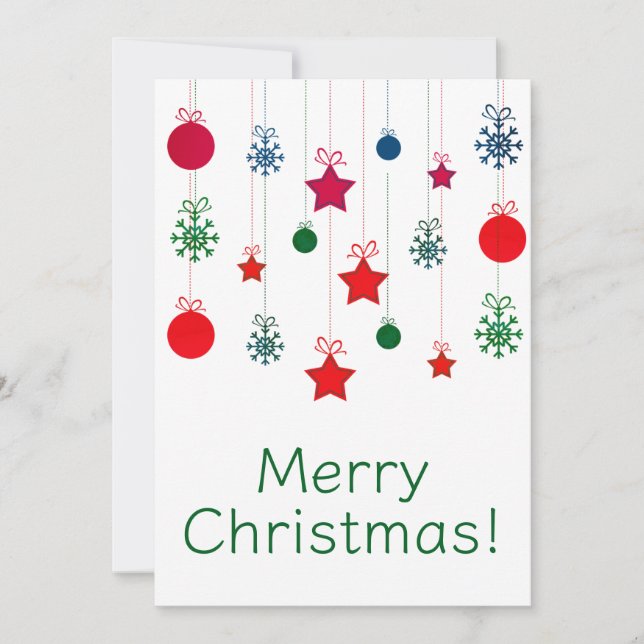 Tarjetas navideñas de Feliz (Anverso)