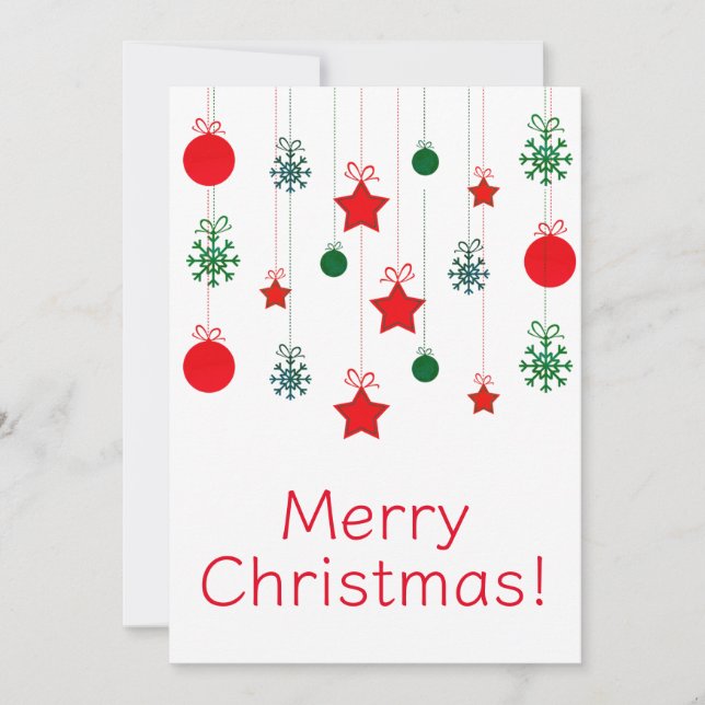 Tarjetas navideñas de Feliz (Anverso)