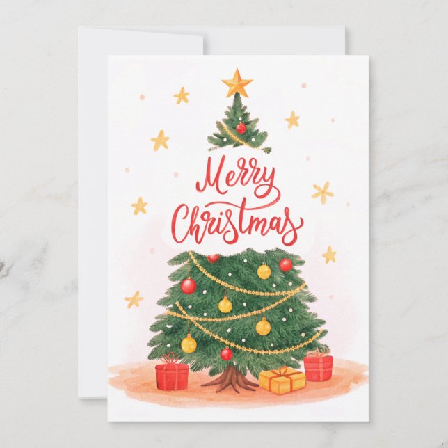 Tarjetas navideñas de Feliz (Anverso)