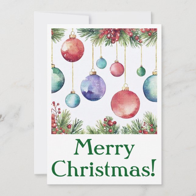Tarjetas navideñas de Feliz (Anverso)