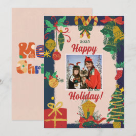 Tarjetas navideñas de festividades con fotos navid