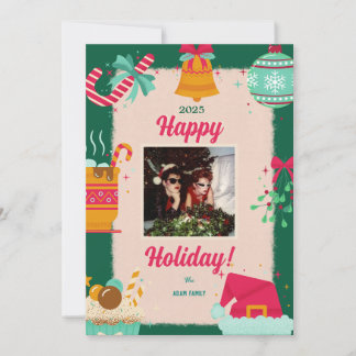 Tarjetas navideñas de festividades con fotos navid