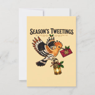 Tarjetas Navideñas de la Temporada con Abubilla