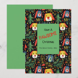 Tarjetas Navideñas de Perros Adorables