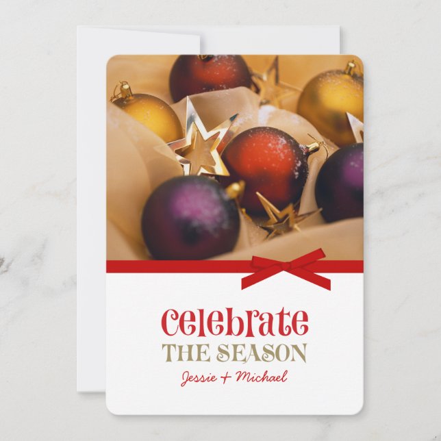 Tarjetas navideñas para navidades (Anverso)