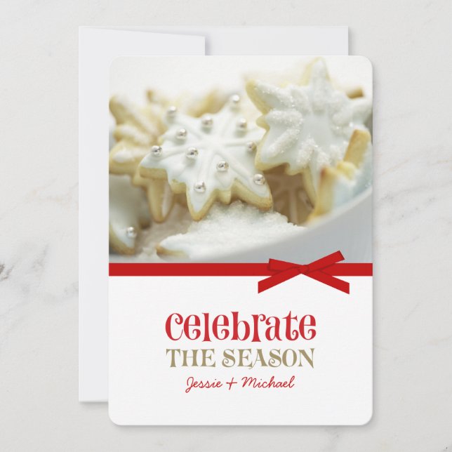 Tarjetas navideñas para navidades (Anverso)