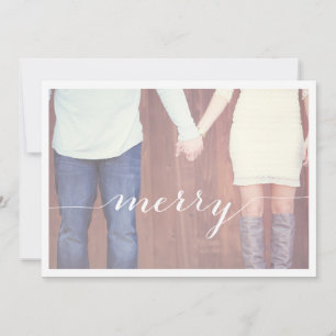 Tarjetas navideñas simples para merry