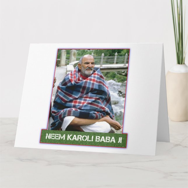 Tarjetas Neem Karoli Baba (Anverso)