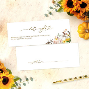 Tarjetas Nocturnas de Cumpleaños de Boda de Otoño