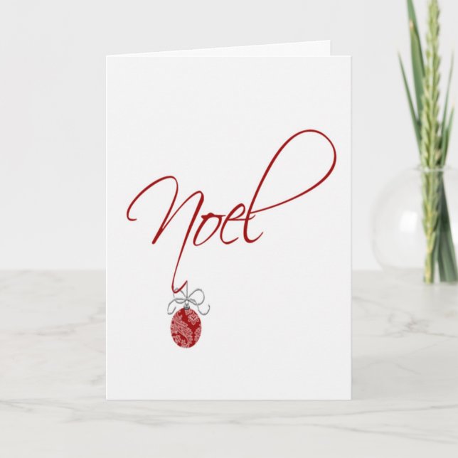 Tarjetas Noel Christmas Ornament Holiday Navidades (Anverso)