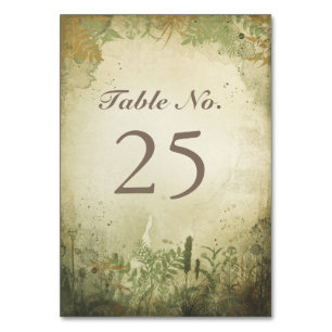 Tarjetas numéricas rusas de WOODLAND