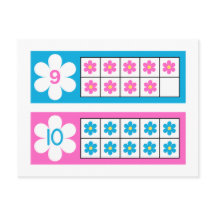 Tarjetas Numéricas, Tarjetas Flash de conteo prees