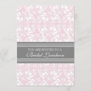 Tarjetas nupciales de la invitación del almuerzo