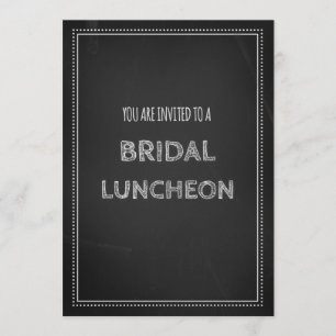 Tarjetas nupciales de la invitación del almuerzo