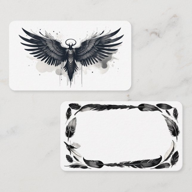 Tarjetas Oracle Angel en blanco (Anverso / Reverso)