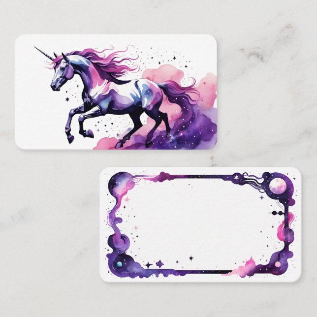 Tarjetas Oracle Blank Unicorn (Anverso / Reverso)