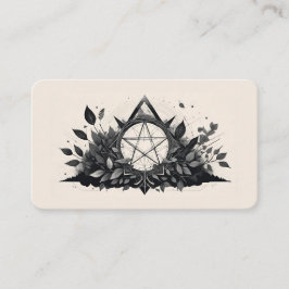 Tarjetas Oracle Pentagram en blanco