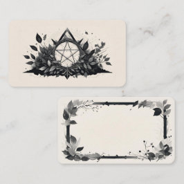 Tarjetas Oracle Pentagram en blanco
