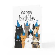 Tarjetas para Amantes de Gatos - Tarjeta de Cumple
