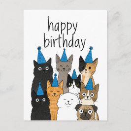 Tarjetas para Amantes de Gatos - Tarjeta de Cumple