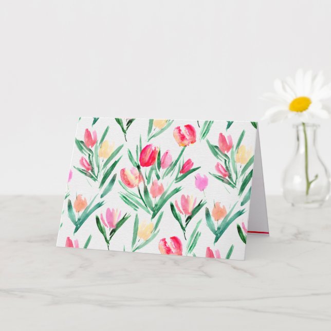 Tarjetas para Amantes de Tulipanes (Planta pequeña)
