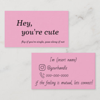 Tarjetas para Coquetear y Conectar