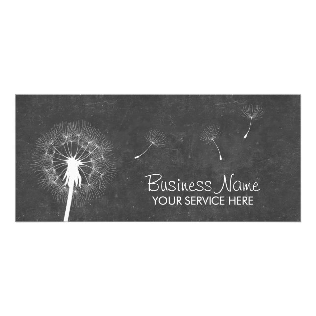 Tarjetas para cremallera Dandelion con tablero ele (Frente)