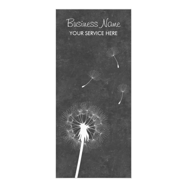 Tarjetas para cremallera Dandelion con tablero ele (Frente)