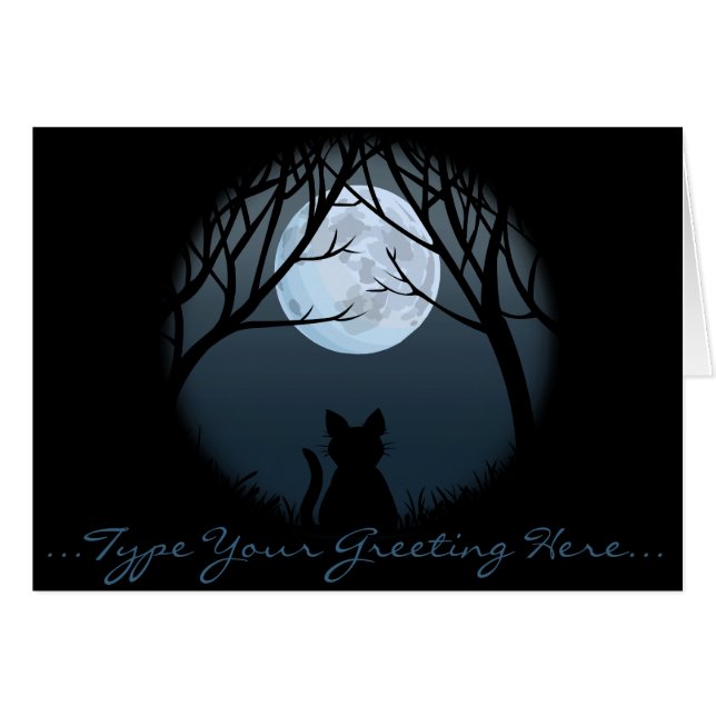 Tarjetas para gato Personalizado Tarjetas para el  (Anverso (Horizontal))