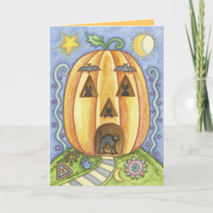 Tarjetas para gatos de Halloween