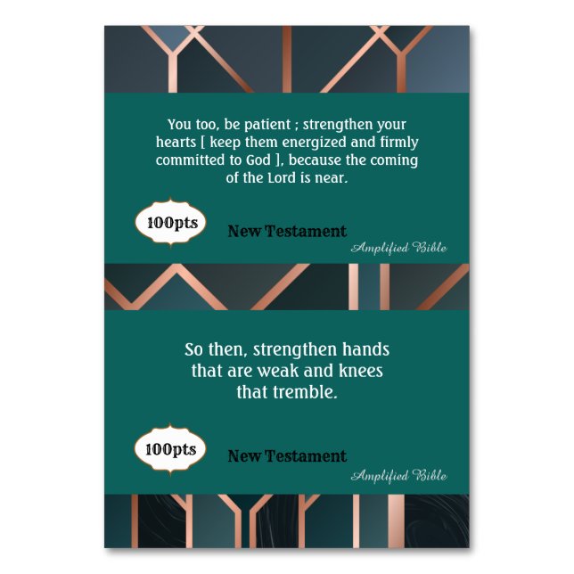 Tarjetas para juegos (Reverso)
