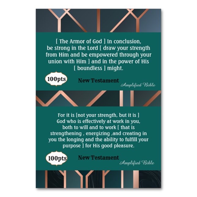 Tarjetas para juegos (Reverso)