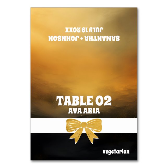 Tarjetas para la elección de la comida del Boda Bl (Anverso)