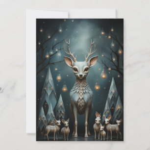 Tarjetas para Navidades extraños - Tarjeta para Na
