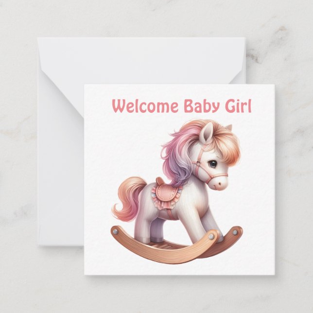 Tarjetas para niñas bebés (Anverso)