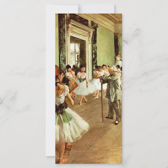 Tarjetas para rack de clase de baile (Anverso)