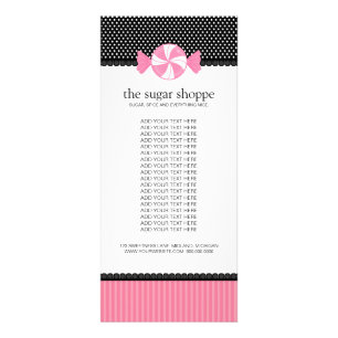 Tarjetas para rack de productos Candy Shop