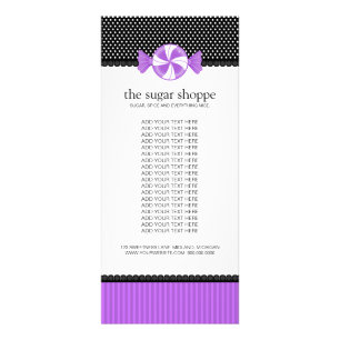 Tarjetas para rack de productos Candy Shop