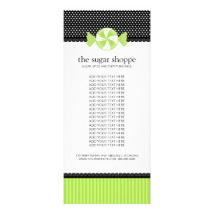 Tarjetas para rack de productos Candy Shop