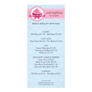 Tarjetas para rack para empresas de panadería